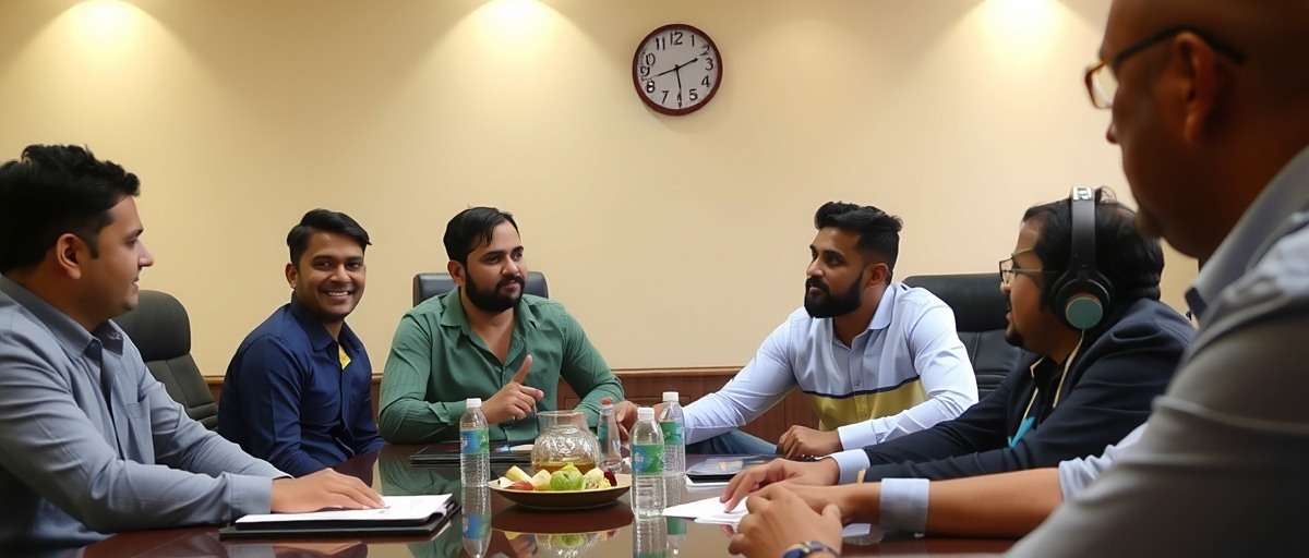 Money Mogul India community meetup showing players discussing business strategies