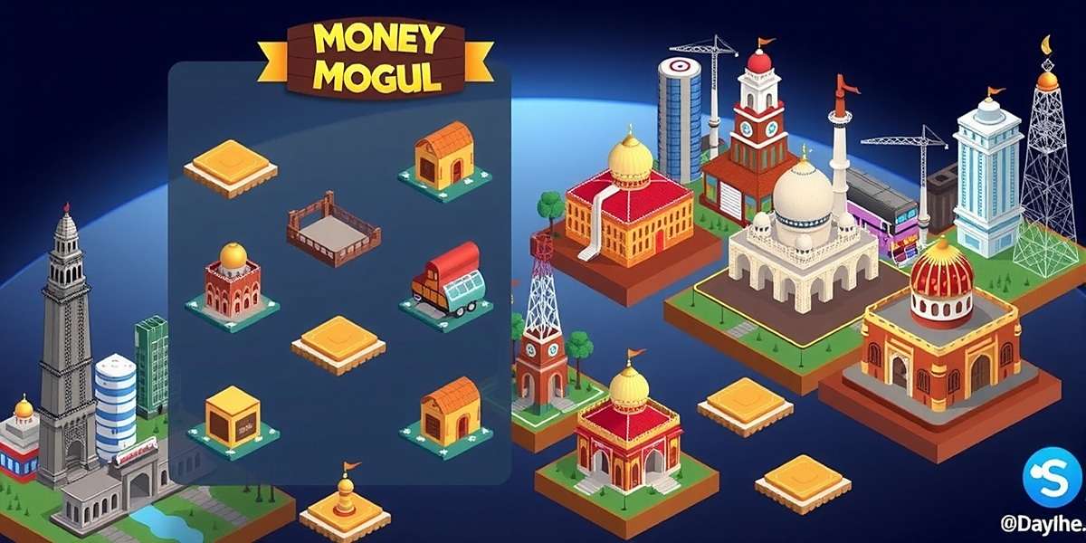 Money Mogul India gameplay showing Indian business empire with various industries